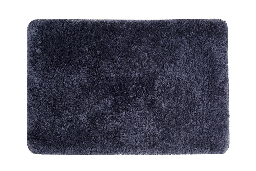 FOURNEDLEE Microfiber Solid Doormats for Home Use (40x60, Grey)(2 Piece) Super Absorbent/Anti-Skid Mats for Bathroom/Bedroom/Door Mat/Kitchen/Floor Mat