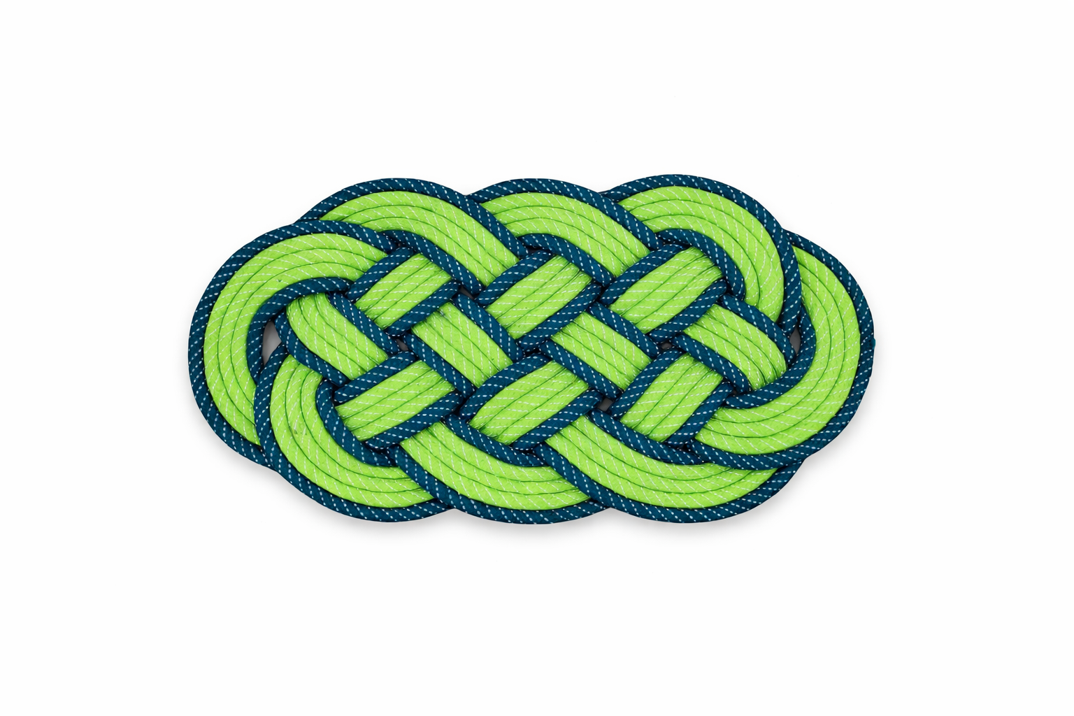 FOURNEDLEE Braided Doormat Green | Floor Mat for Home | Weather Proof PP Yarn | Essential Small Rug for Office, Bedroom & Kitchen| Extra long Oval shape design for Indoor & Outdoor Entrances