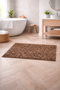FOURNEDLEE Microfiber Space Dying Doormats for Home Use (40x60, Coffee )(2 Piece) Super Absorbent/Anti-Skid Mats for Bathroom/Bedroom/Door Mat/Kitchen/Floor Mat